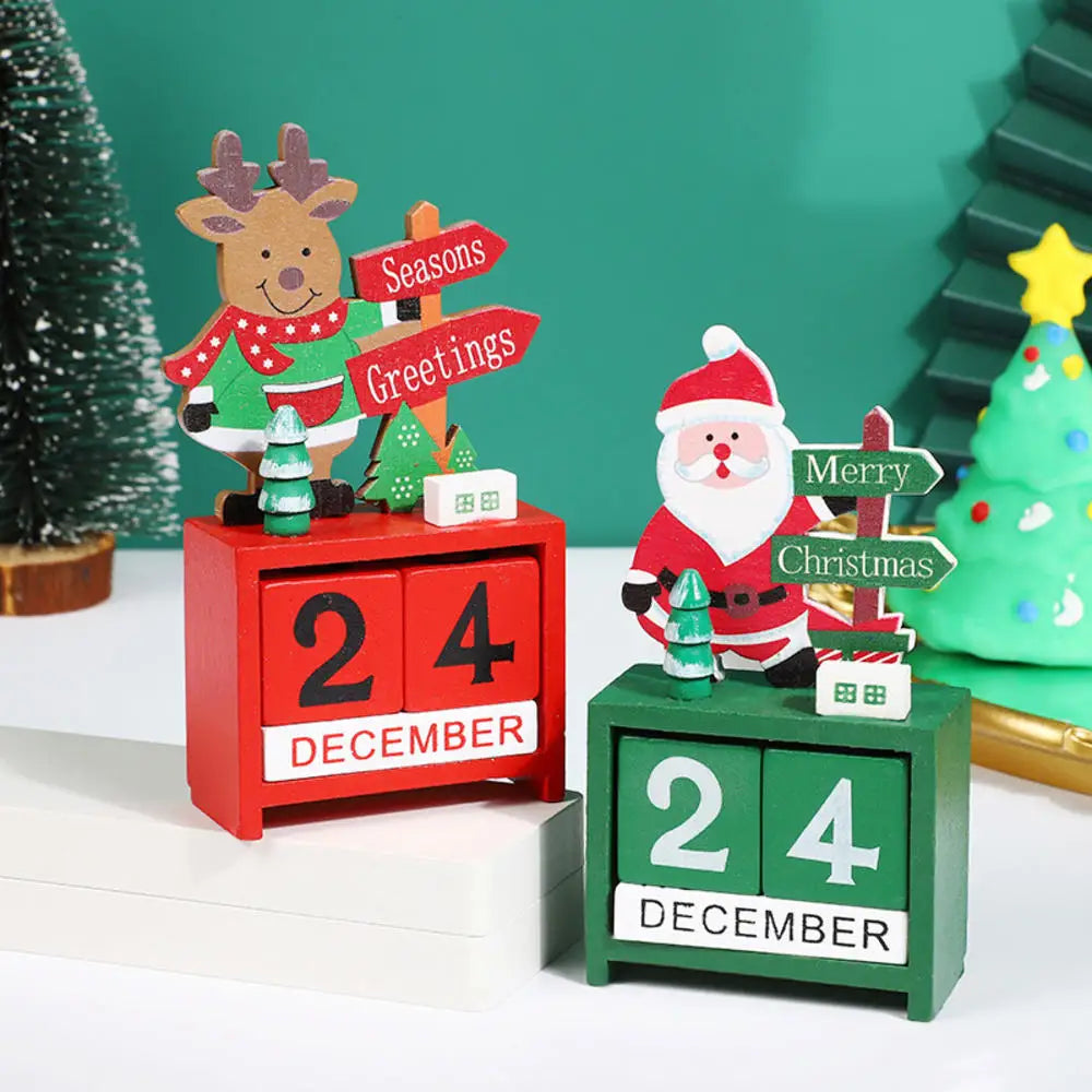 24 Days Wooden Christmas Countdown Calendar